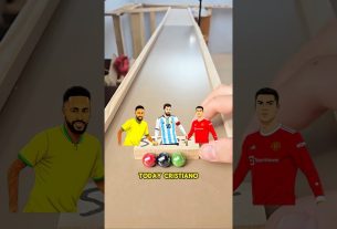 Cristiano Ronaldo contre Lionel Messi contre Neymar Jr. : Fans War Challenge – Qui est le vrai GOATð¤¯ð !#shorts