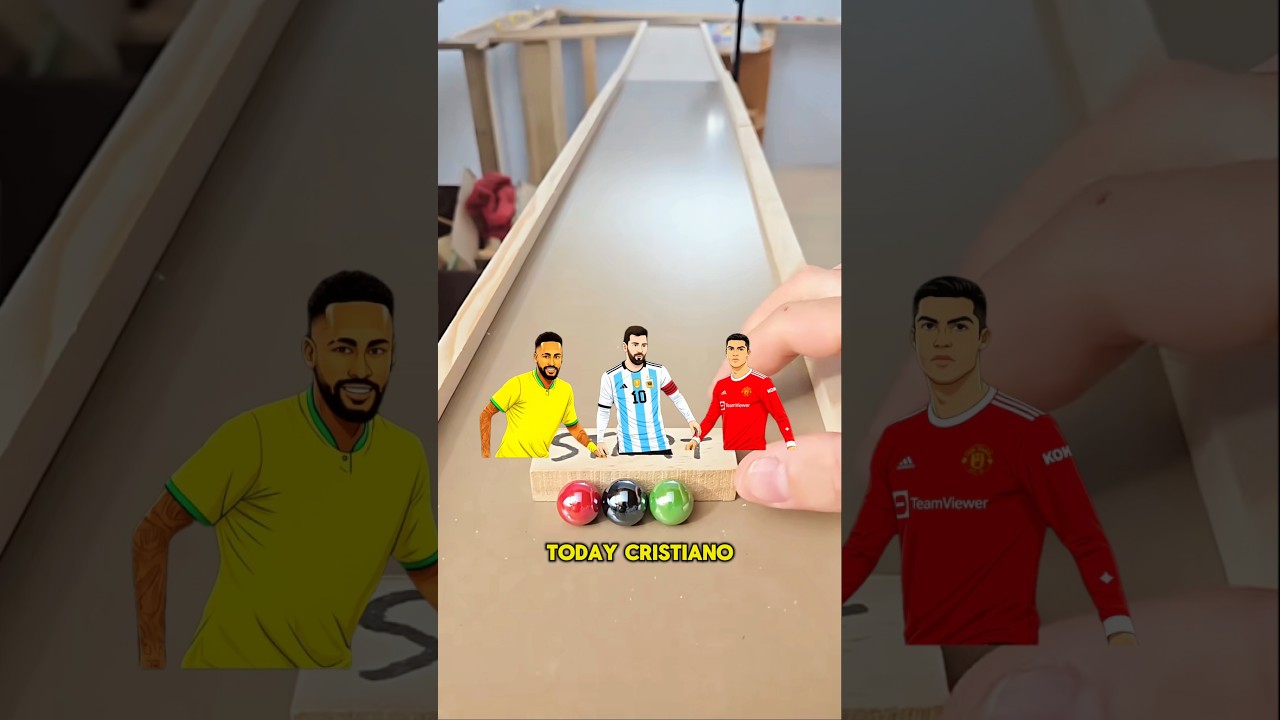 Cristiano Ronaldo contre Lionel Messi contre Neymar Jr. : Fans War Challenge – Qui est le vrai GOATð¤¯ð !#shorts