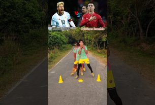 Cristiano Ronaldo contre Lionel Messi ðµð¹ouð¦ð· Vous décidez ðð» Le niveau final #shorts #ronaldo #messi #fans