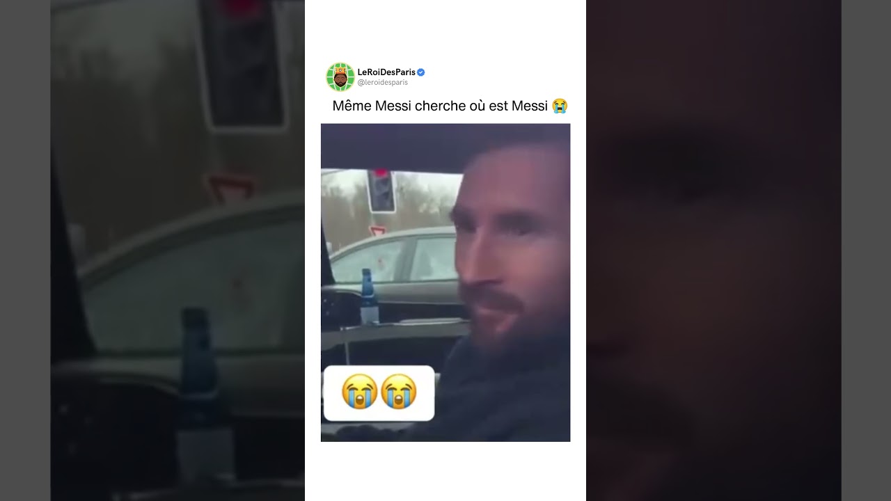 La disparition de Lionel Messi ð¨ð­