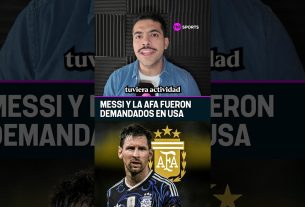 LA RAISON POURQUOI LIONEL MESSI ET L'AFA SONT POURSUIVIES ! #Shorts