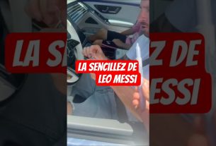 LA SENCILLEZ DE LEO MESSI.