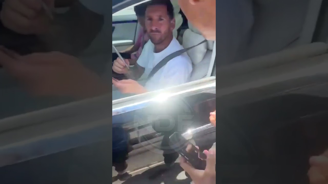 Le drôle de moment que Leo Messi a vécu avec un fan ð #leomessi #messi #miami