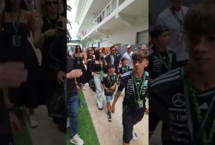 Leo Messi et sa famille sont allés encourager Franco Colapinto ð #leomessi #messi #f1 #colapinto