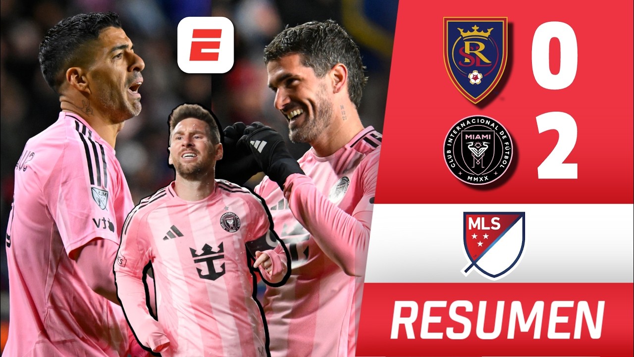 L'INTER MIAMI DE MESSI A GAGNÉ 2-0 contre REAL SALT LAKE avec de superbes buts de RODRIGO DE PAUL et LUIS SUÁREZ | MLS