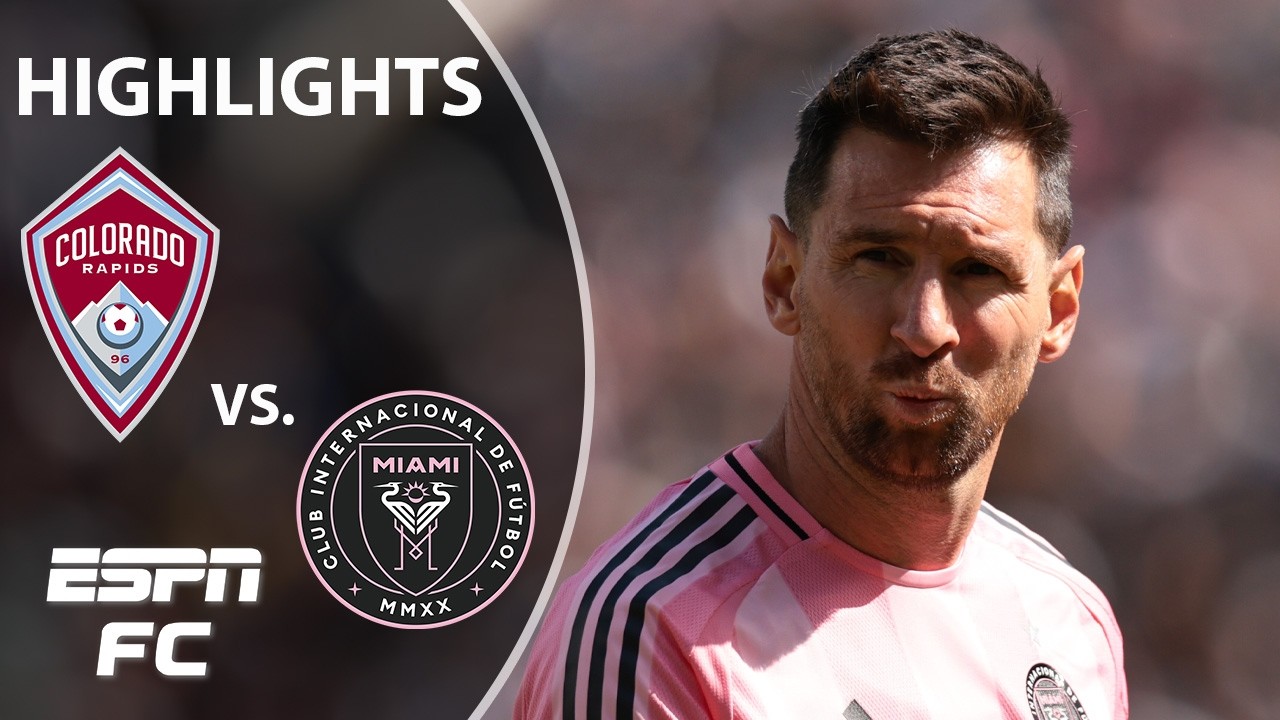 Lionel Messi BRACE ð¥ Colorado Rapids contre Inter Miami | Faits saillants de la MLS | ESPN FC