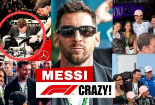 Lionel Messi est arrivé au Grand Prix de Formule 1 de Miami avec sa famille pour soutenir Mercedes ðð
