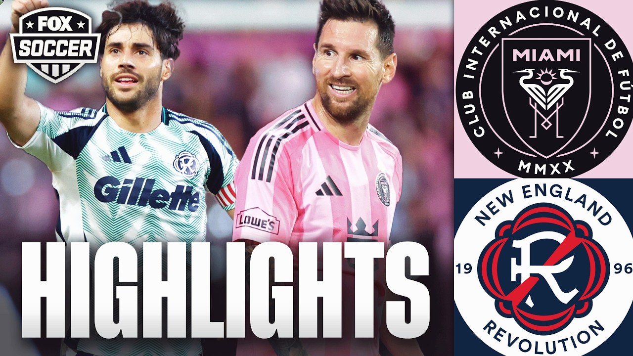 Lionel Messi et Inter Miami CF contre New England Revolution faits saillants ⚽️ FOX Soccer