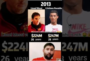 Lionel Messi vs Cristiano Ronaldo qui est riche ð¤ð°ð¤ #football #foryou #ronaldo #ronaldojr #shorts