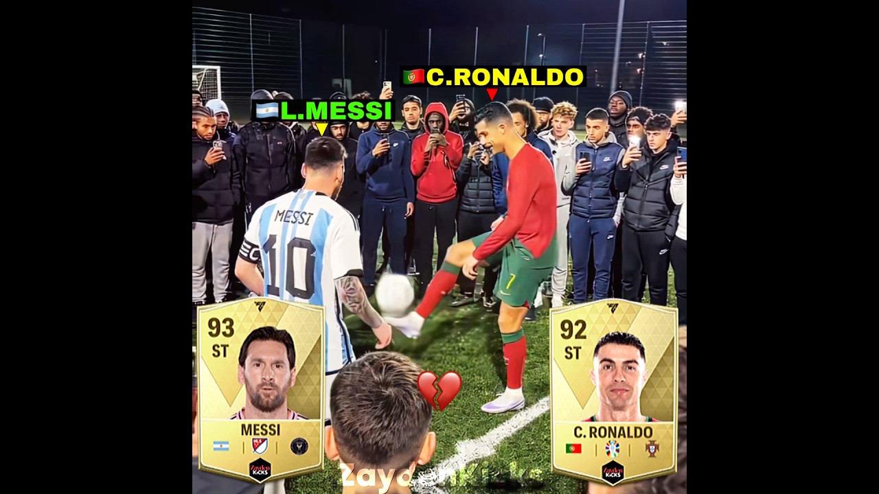 Lionel Messi x C.Ronaldo Compétences en jonglage et en tir ð¤£ð