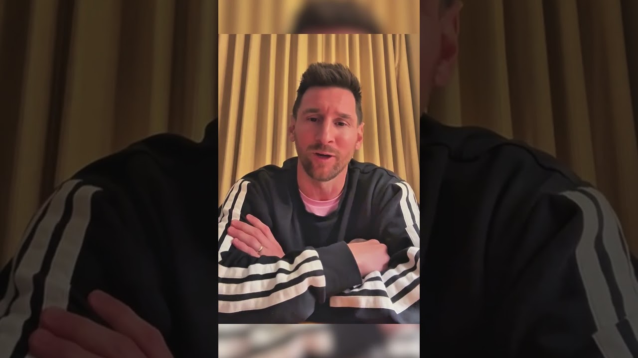 ‼️Message de Leo Messi aux joueurs et au staff de l'UE Cornellà