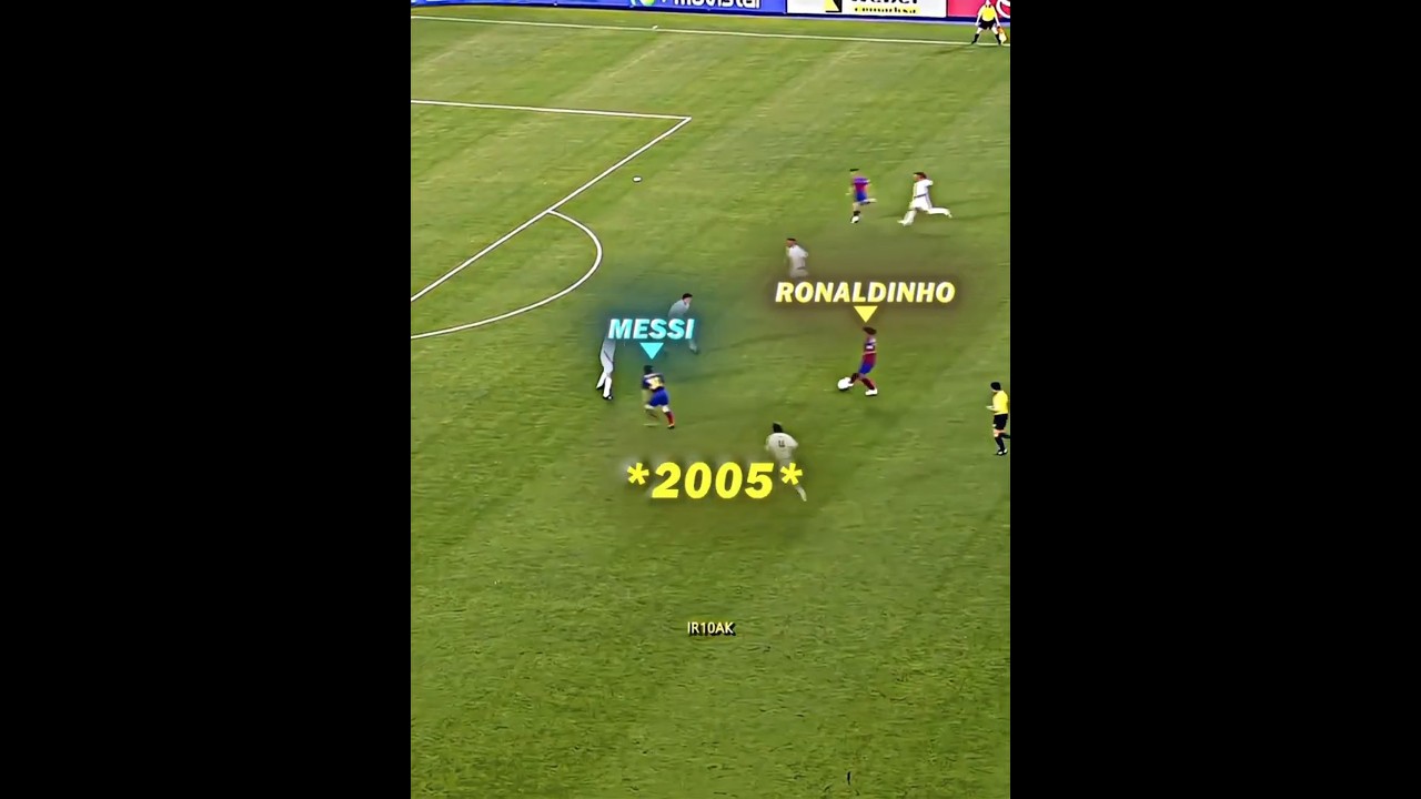 MESSI ET RONALDINHO SE RESSEMBLENT #messi