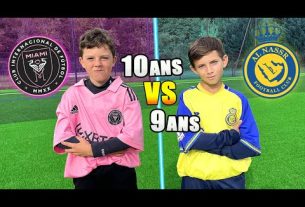 Mini MESSI VS Mini RONALDO ! (Ronaldo met un arc-en-ciel à messi)