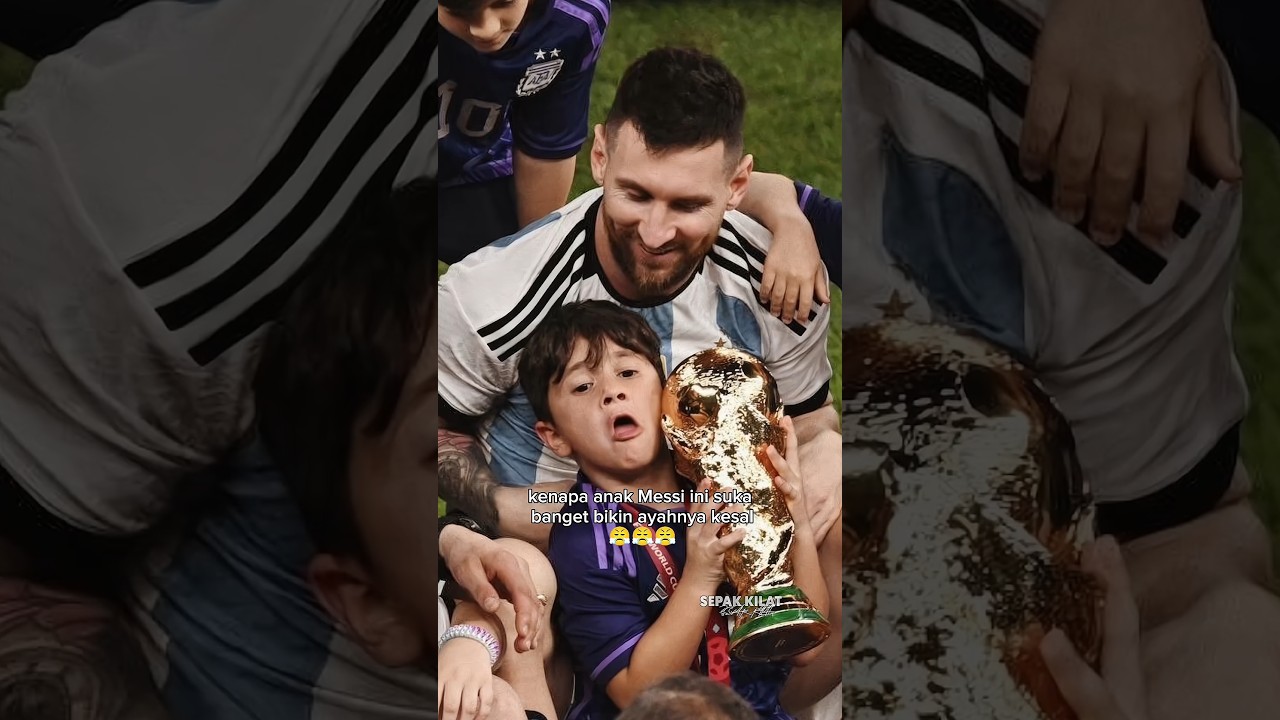 Pourquoi Mateo aime-t-il agacer Messi ? #football #messi #mateo