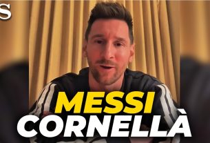 PREMIER MESSAGE de Leo MESSI au staff de CORNELLÀ