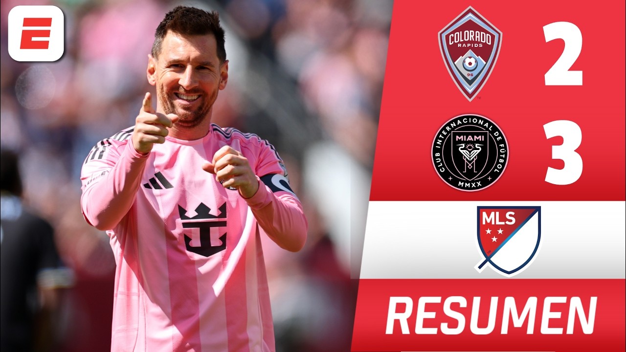 PURE MAGIE par MESSI. GRAND OBJECTIF et DOUBLE dans la victoire de l'INTER MIAMI contre COLORADO RAPIDS | MLS