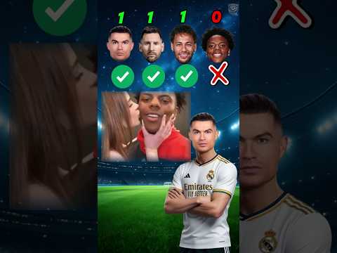 Qui a une petite amie ? ðð¥ Lionel Messi ð contre Cristiano Ronaldo ⚡ contre IShowSpeed ​​​​ð¯ð± #soccer #shorts