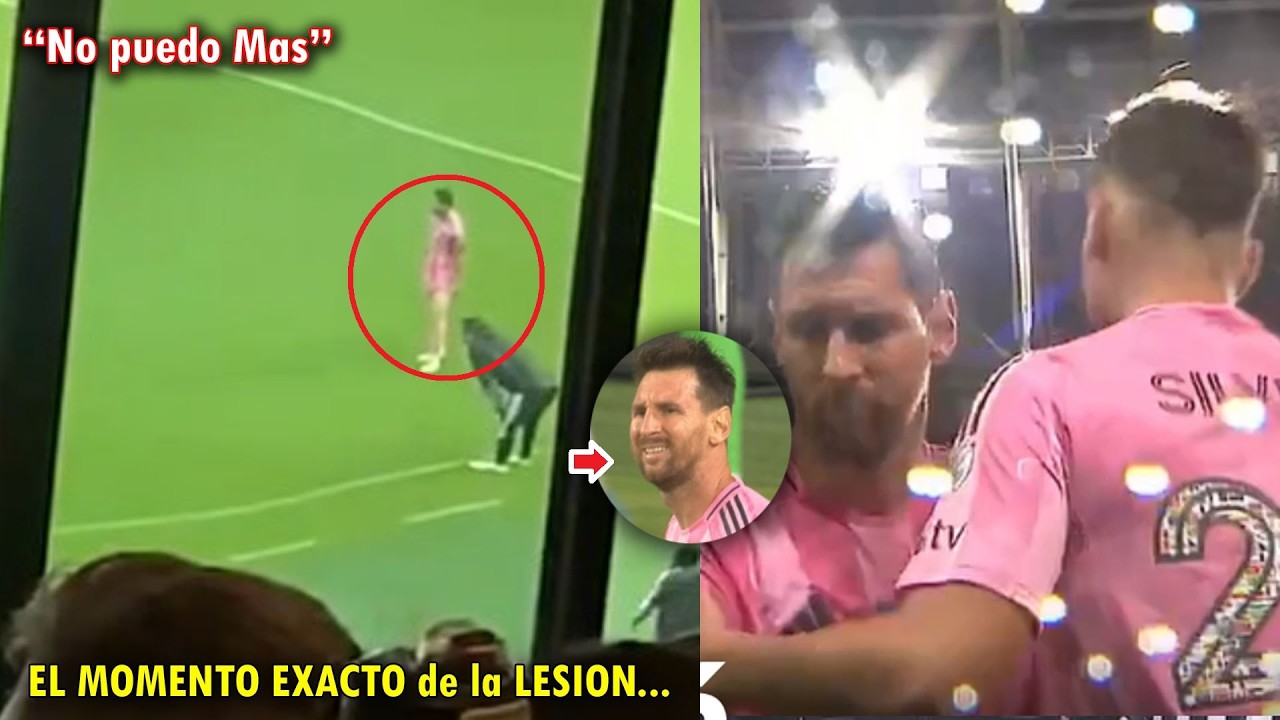 ALARME! C'ÉTAIT LA BLESSURE DE LIONEL MESSI AUJOURD'HUI avec l'INTER MIAMI