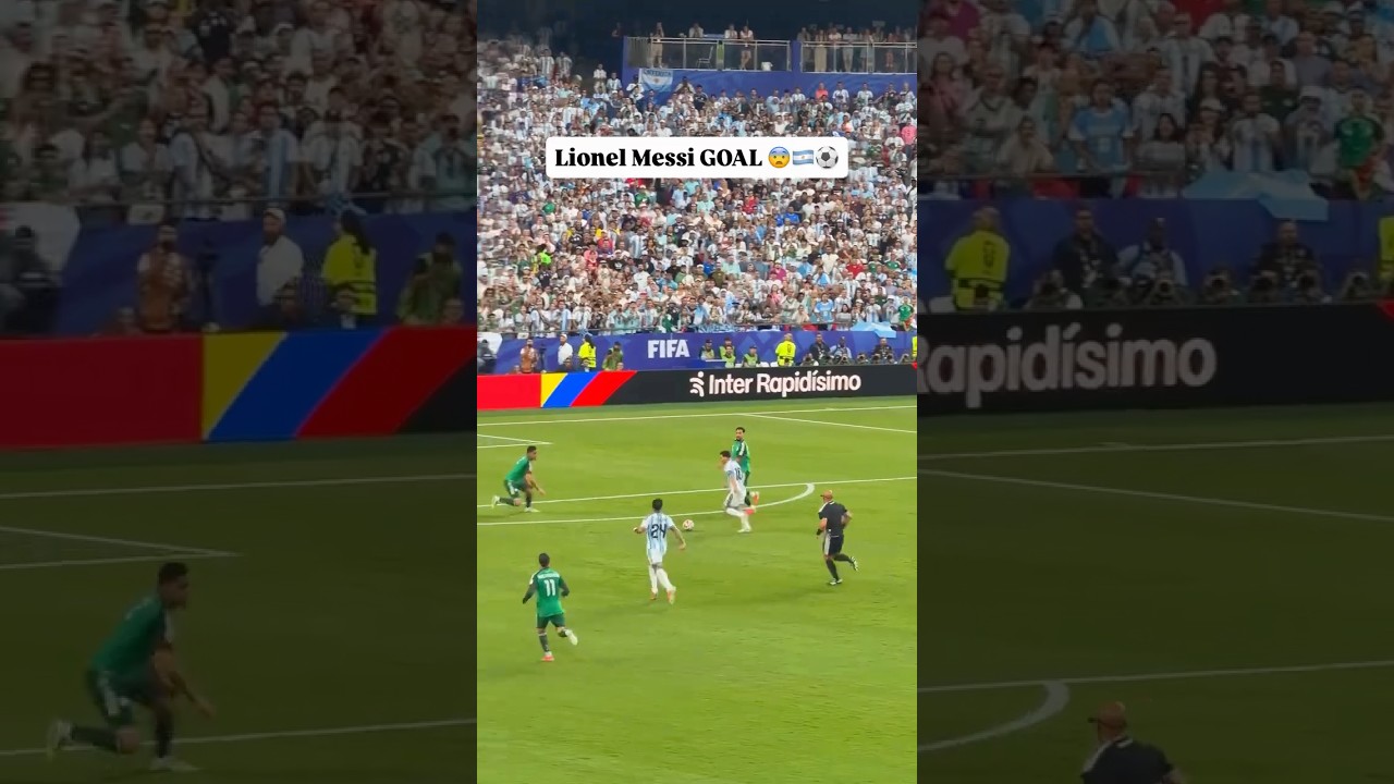 BUT FOLLE de Leo Messi !! Coupe du monde ð¦ð·ð⚽️ #messi #shorts