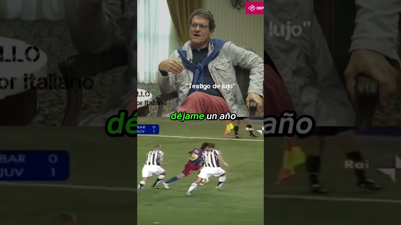 C'est ainsi que Fabio Capello a découvert le jeune Lionel Messi ⚽