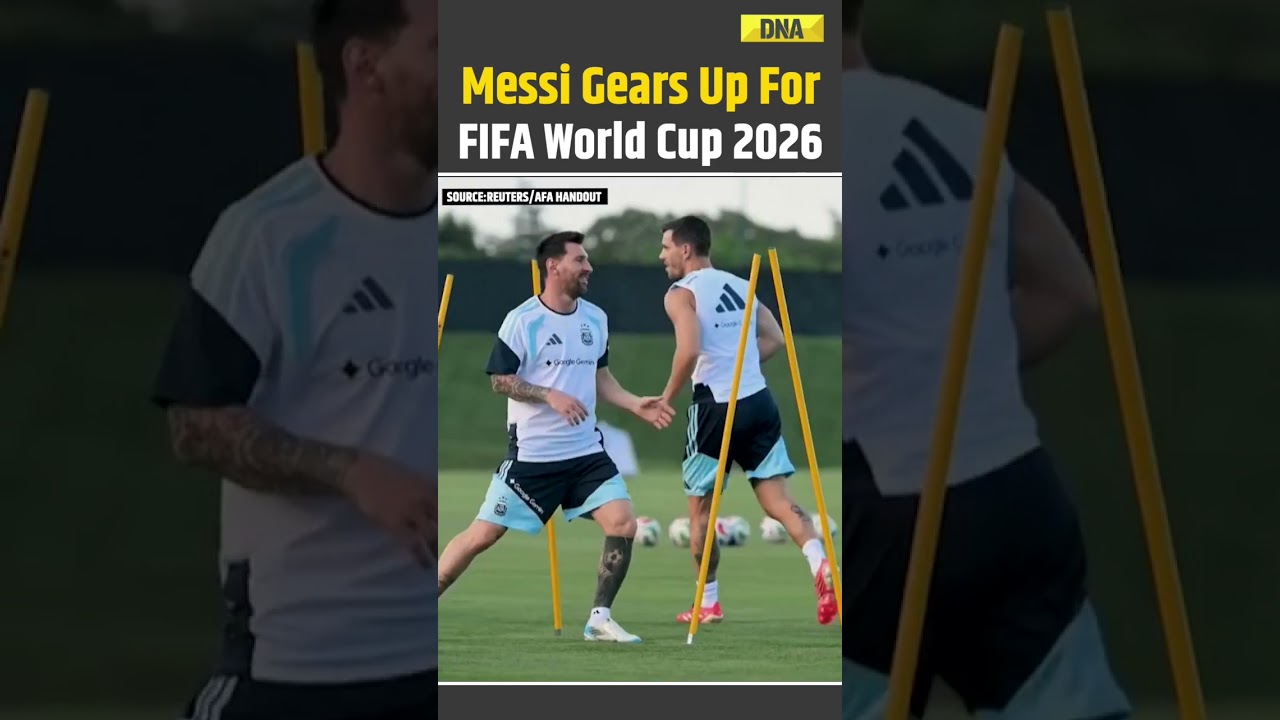 Coupe du Monde de la FIFA 2026 : Lionel Messi s'entraîne avec l'équipe d'Argentine avant la Coupe du Monde de la FIFA 2026 | Messi