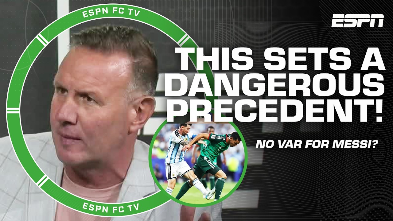 Craig Burley conteste le fait que Lionel Messi ÉVITE LE CARTON ROUGE contre l'Algérie ð | ESPN FC