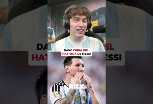 Davo opina del hattrick de Messi #davooxeneize #davo #lacobraaa #lacobra #messi #leomessi