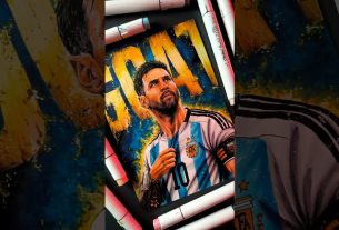 Dessin réaliste de Lionel Messi ð⚽ | CHÈVRE sur Papier #shorts #lionelmessi #dessin