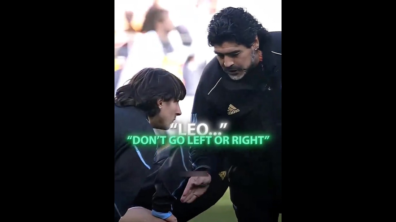Diego Maradona’s advice to Leo Messið¥º❤️ðð¦ð·