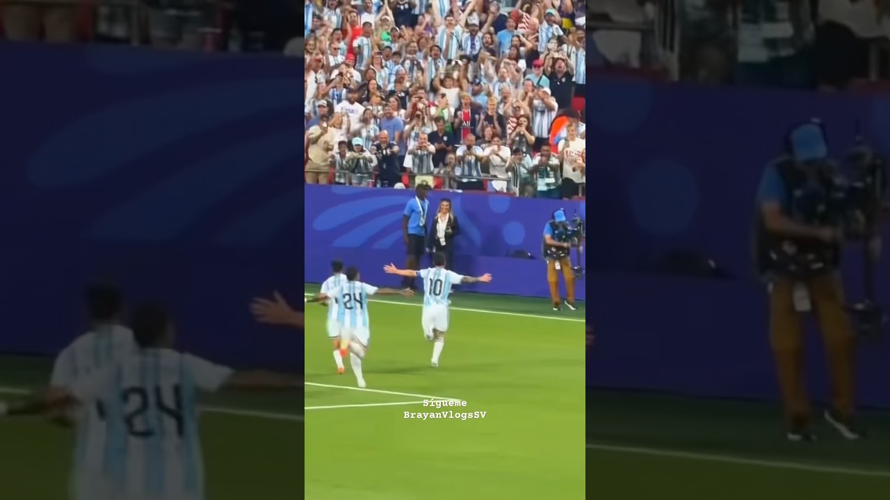 Haci logré Grabar El Gol De “Leo Messi” En El Mundial 2026 desde las gradas #messi #leo #worldcup