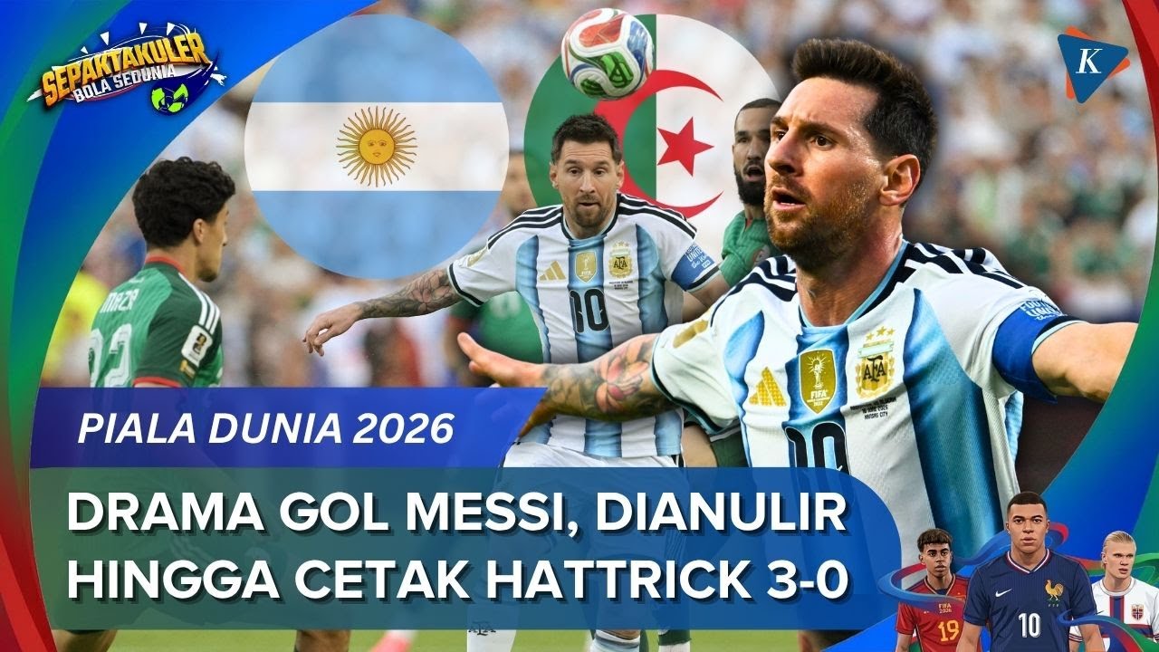 L'Argentine contre l'Algérie a été marquée par le drame des buts et des tours du chapeau de Messi