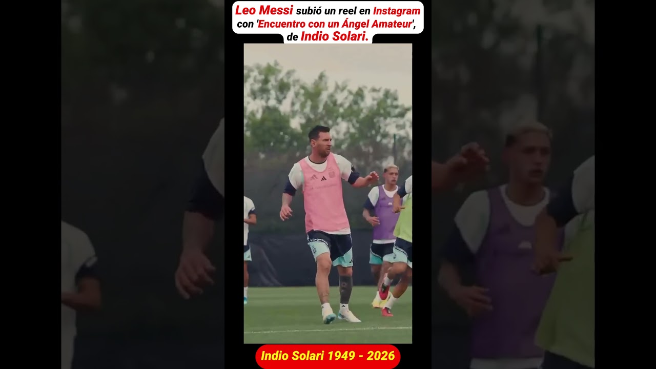 Leo Messi a mis en ligne une bobine sur Instagram avec 