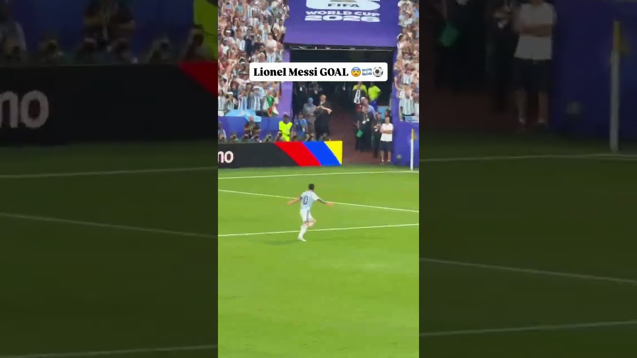 Leo Messi CRAZY GOAL!! World Cup ð¦ð·ð⚽️ #messi #fifaworldcup #football