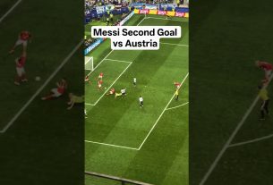 Leo Messi deuxième but contre l'Autriche et en fait le 18e #messi #argentina #austria #fifaworldcup2026