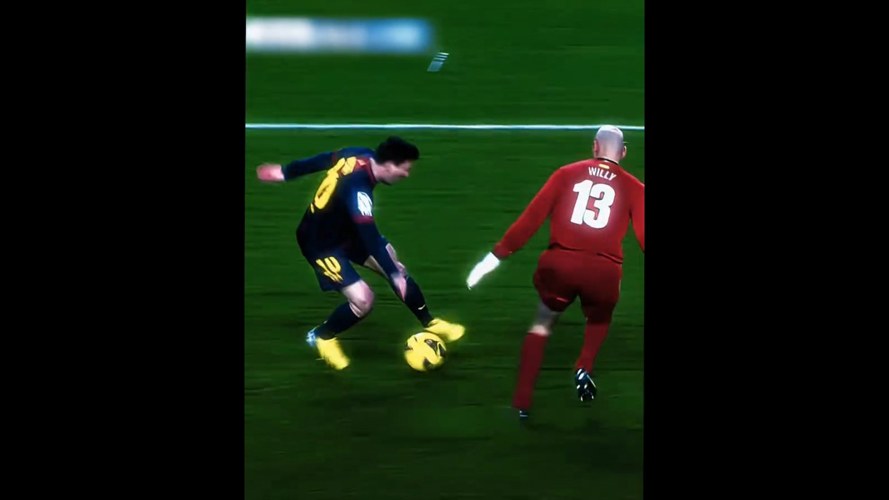Leo Messi vs Caballero #football #messi #shorts