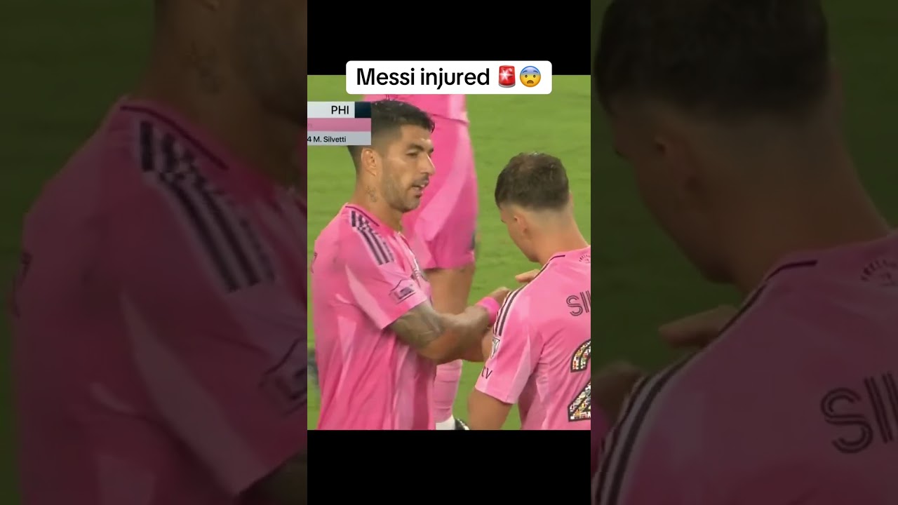 Lionel Messi a attrapé l'arrière de sa jambe, a demandé un sous-marin et est descendu dans le tunnel (via MLS sur Apple TV)