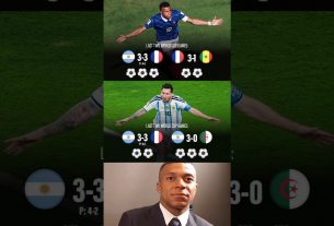 Lionel Messi et Kylian Mbappé Sur leurs deux derniers matches de Coupe du Monde ð¤¯