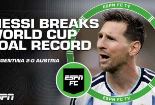 Lionel Messi FAIT L'HISTOIRE ! Record de buts en Coupe du Monde battu lors de la victoire 2-0 de l'Argentine | ESPN FC