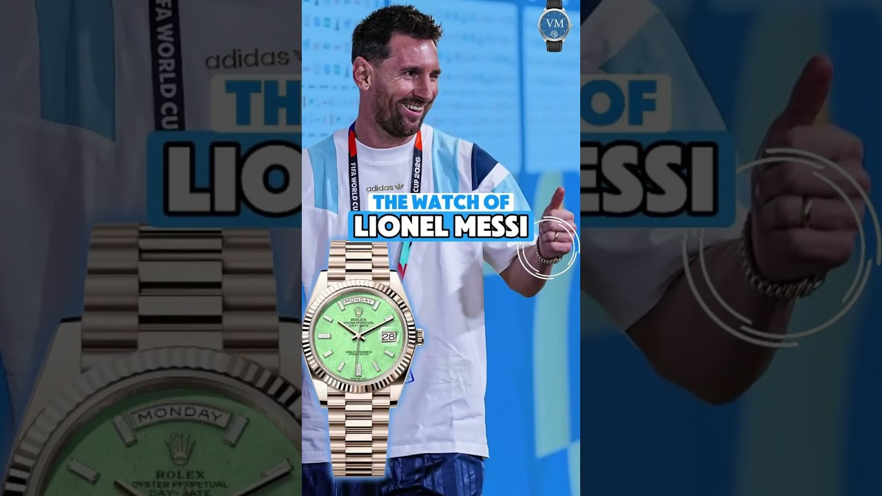 ð¥ Lionel Messi FLECHE une nouvelle Rolex Day-Date à 62,5 000 $ avant le match contre l'Argentine et Hattrick ð¦ð·⌚