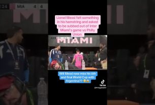 Lionel Messi subs out off Inter Miami’s game with hamstring injury, putting final Word Cup in danger