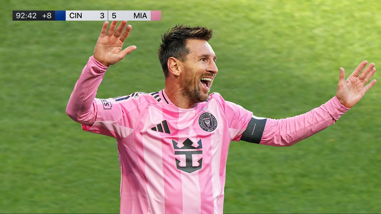 Messi contre Cincinnati | Hat-Trick et assistance dans un thriller à 8 buts ! ð¥ð | 13/05/2026
