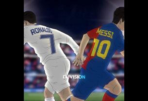 Quand Cristiano Ronaldo a rencontré Lionel Messi pour la première fois lors d'une finale de l'UCL ðð¥...