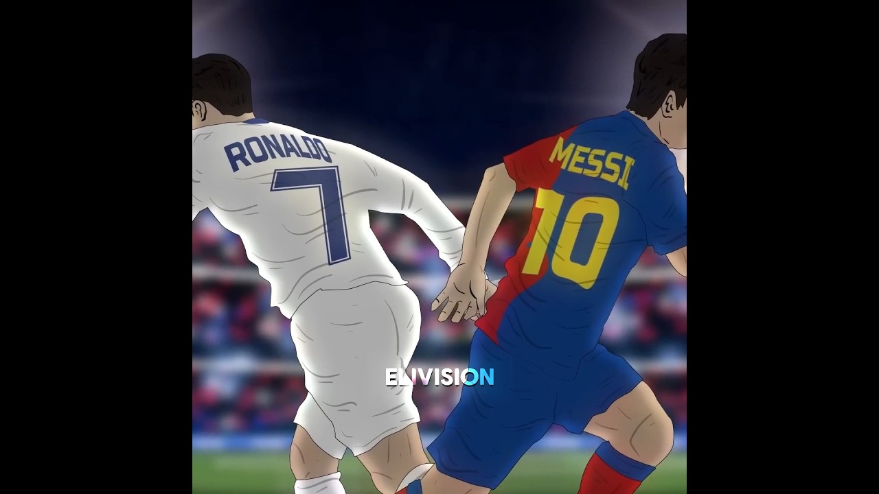 Quand Cristiano Ronaldo a rencontré Lionel Messi pour la première fois lors d'une finale de l'UCL ðð¥...