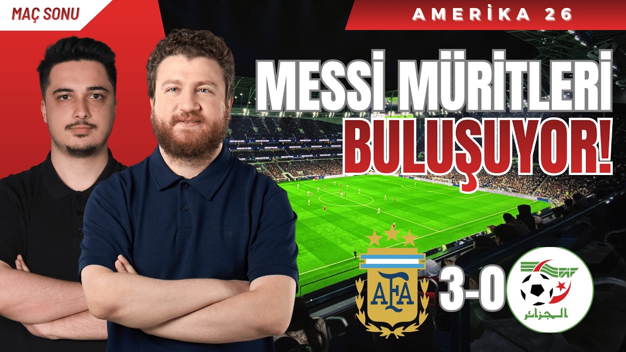 Sacrifice pour notre sommeil ! Hattrick de Lionel Messi... Argentine 3-0 Algérie