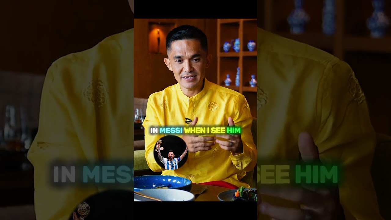 Sunil Chhetri respecte Messi et Ronaldo❤️‍ð©¹ð«#shorts #sunil #indianfootball #messi #ronaldo