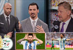Argentina vs Algeria 3-0 Thierry Henry & Zlatan Goes Crazy on Lionel Messi First World Cup HatTrickð¥