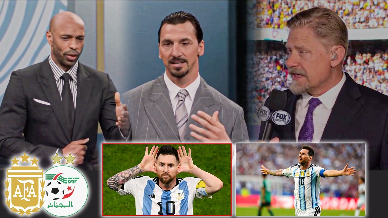 Argentina vs Algeria 3-0 Thierry Henry & Zlatan Goes Crazy on Lionel Messi First World Cup HatTrickð¥
