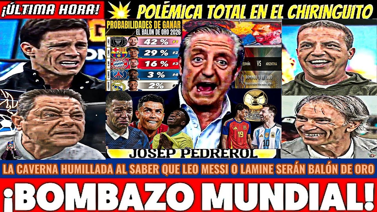 ð¨BRUTALE ! MADRIDIMO PLEURE LA FINALE DE LEO MESSI AVEC LAMINE ET MBAPPÉ COULÉS - EL CHIRINGUITO HOY