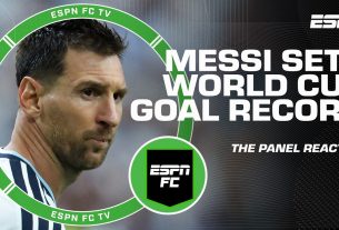 «CET HOMME EST UN GÉNIE!» – Fjortoft félicite Lionel Messi après avoir établi le record de buts en Coupe du monde | EPSN FC