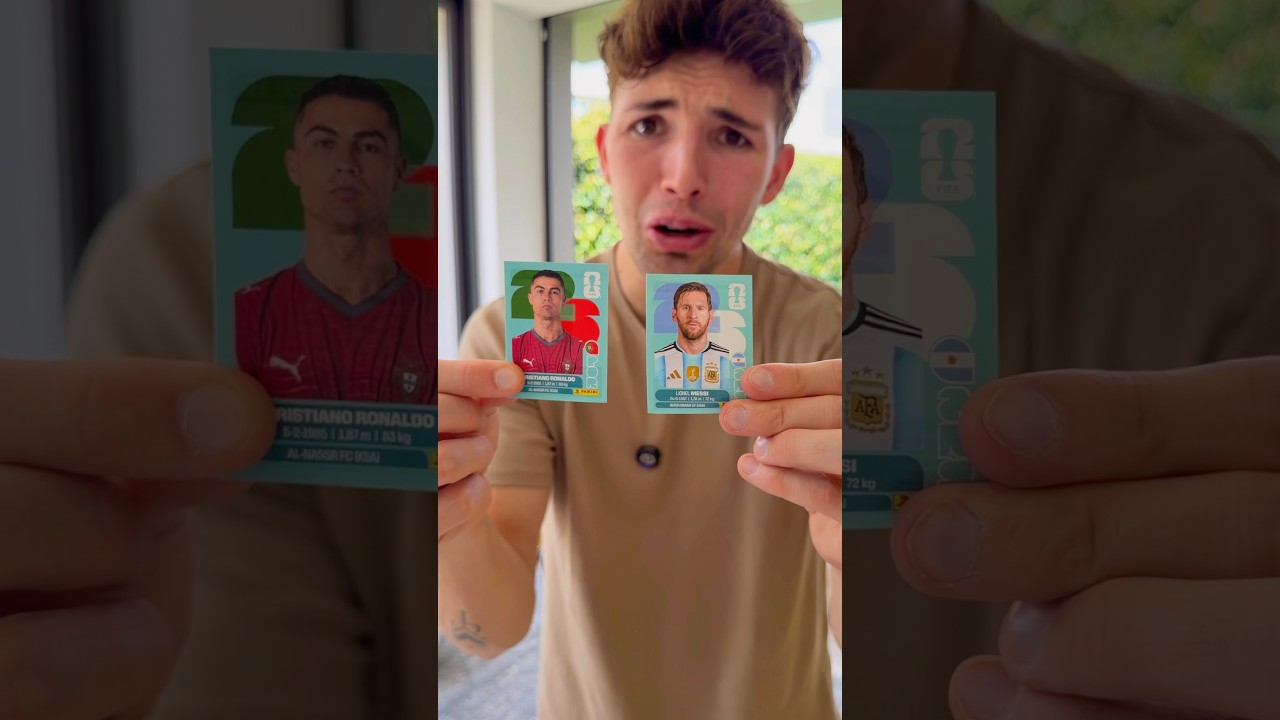 Conseguí a Messi y a Cristianoð¥¹❤️⚽️